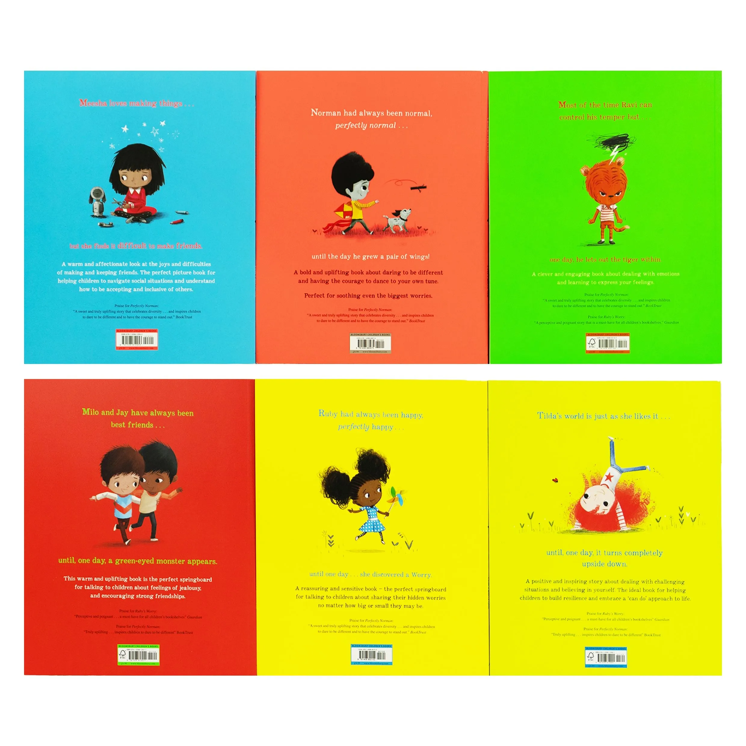 A Big Bright Feelings By Tom Percival 6 Books Collection Set - Ages 3-7 - Paperback