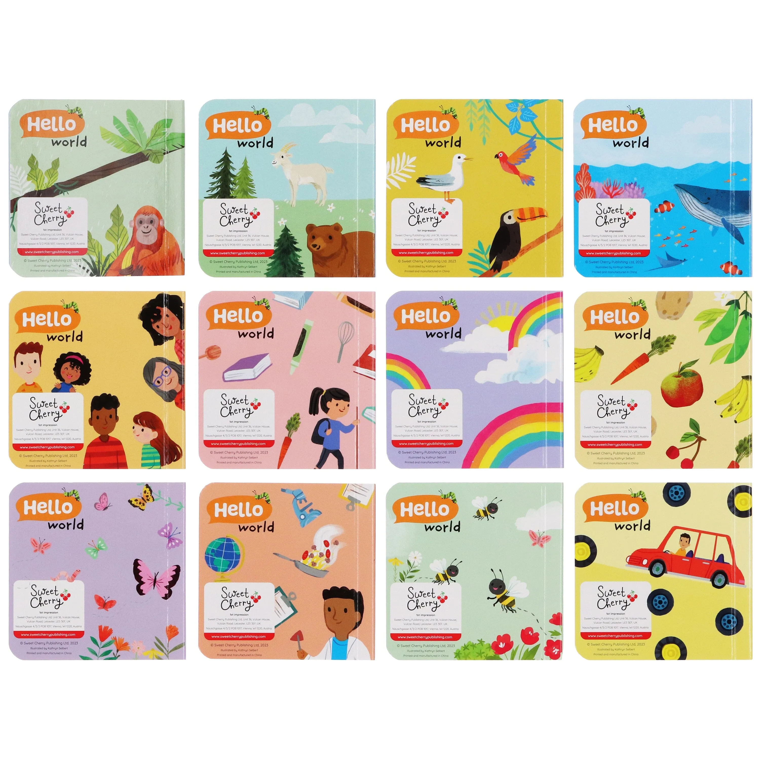 A Case of Good Manners & Hello World! By Sweet Cherry Publishing 24 Books Collection Box Set - Ages 2  - Board Books