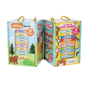 A Case of Good Manners & Hello World! By Sweet Cherry Publishing 24 Books Collection Box Set - Ages 2  - Board Books