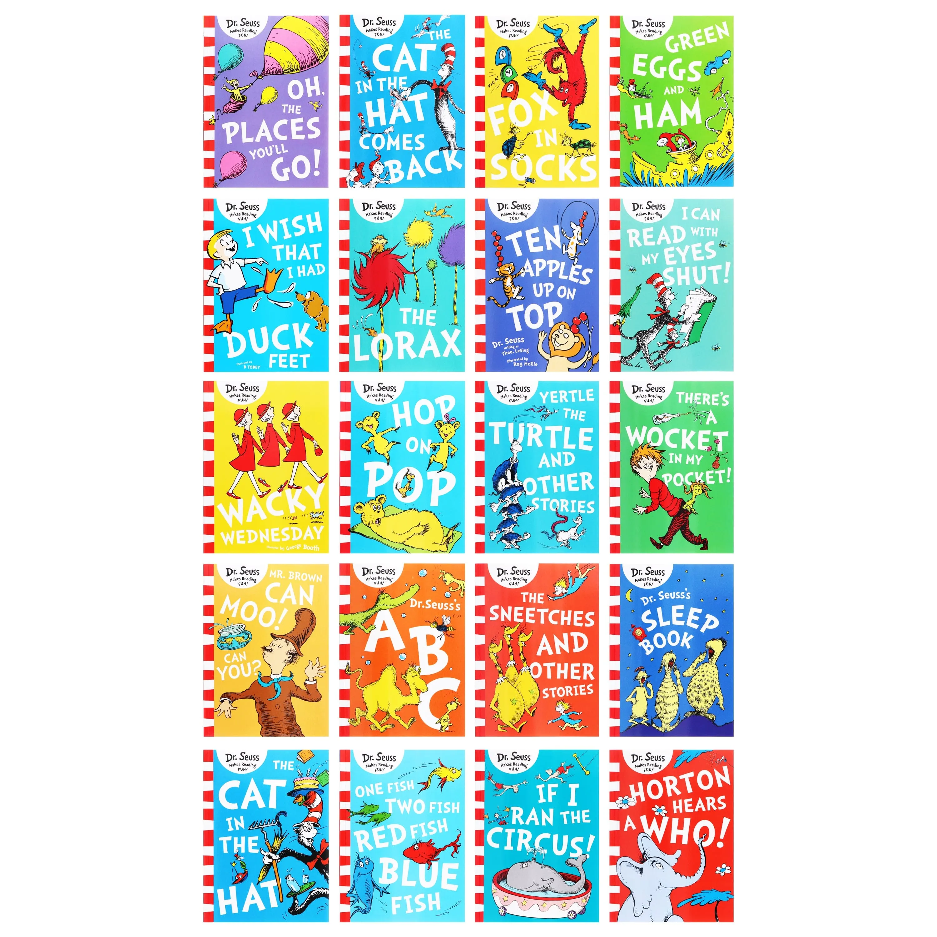 A Classic Case Of Dr. Seuss 20 Books Collection Set - Age 2  - Paperback