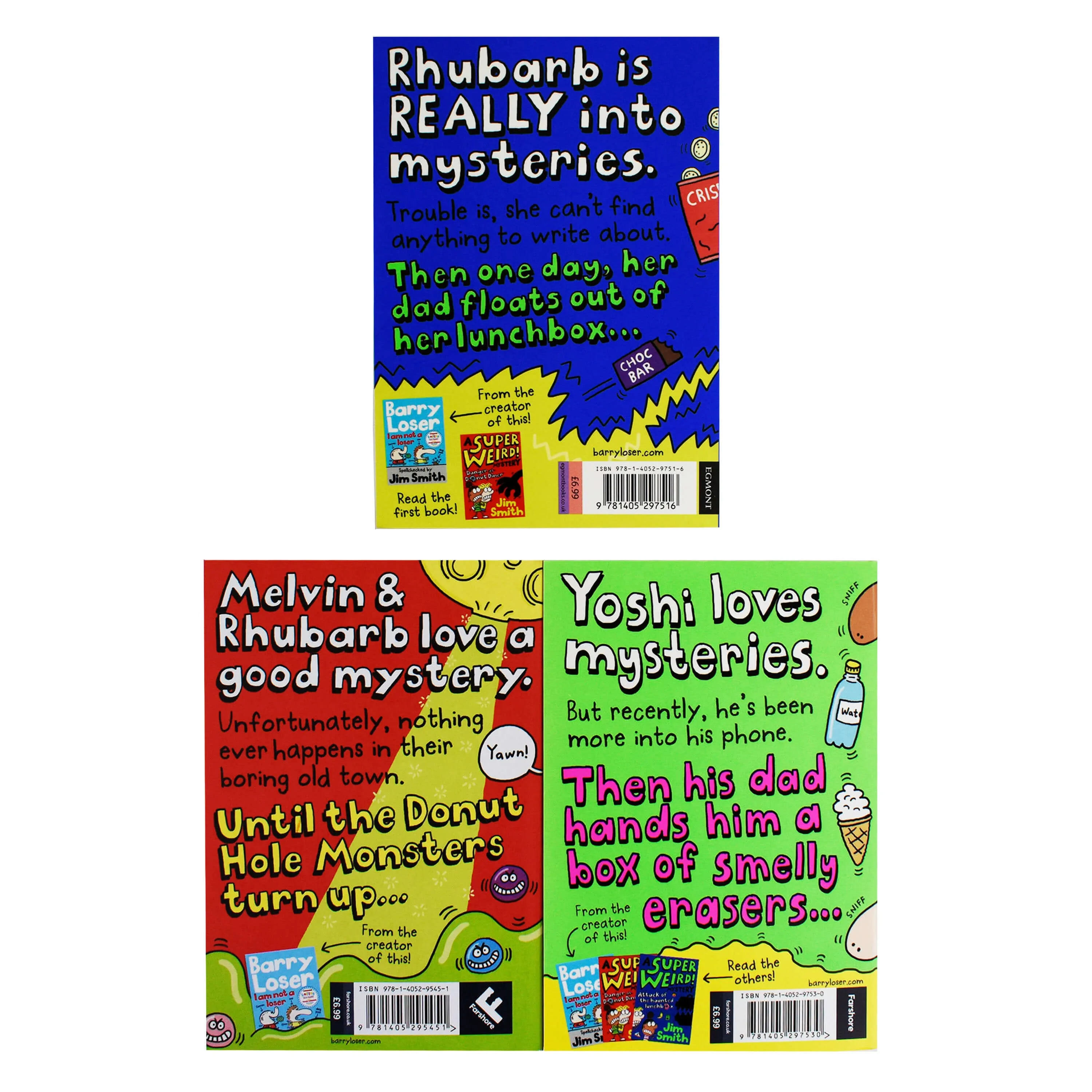 A Super Weird! Mystery Series by Jim Smith 3 Books Collection Set - Ages 7-11 - Paperback