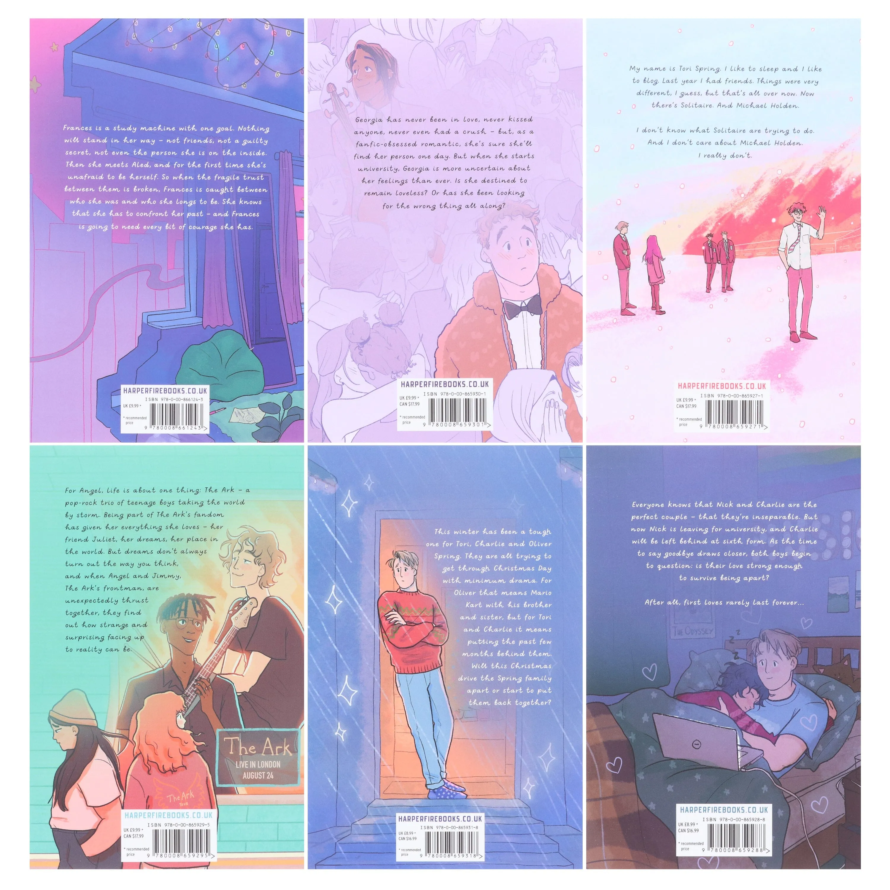 Alice Oseman 6 Books Collection Box Set (Solitaire, Radio Silence, I Was Born For This, Loveless, Nick and Charlie, This Winter) - Ages 13  - Paperback
