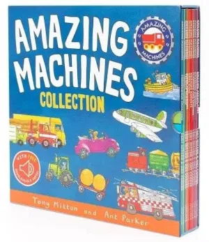 Amazing Machines 10 Books Box Set Collection by Tony Mitton and Ant Parker - Ages 2-6 - Paperback