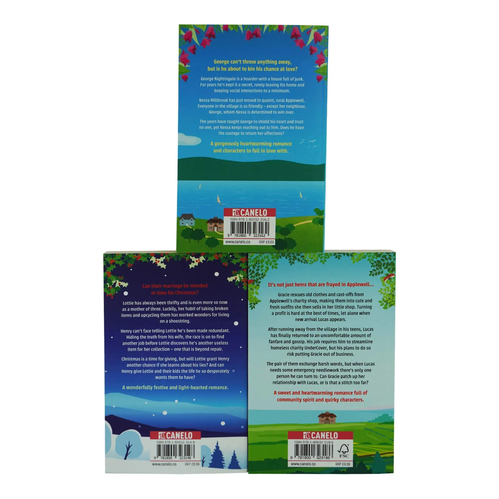Applewell Village Series 3 Books Collection Set by Lilac Mills - Fiction - Paperback
