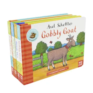 Axel Scheffler Farmyard Friends 4 Books Children Collection - Ages 0-5 - Board Books