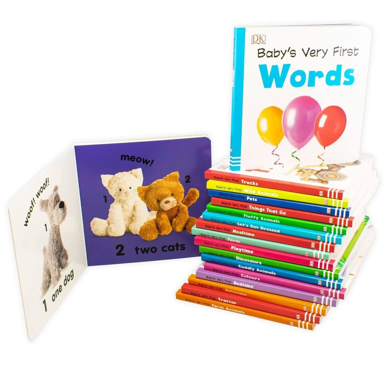 Baby's Very First Library By DK 18 Board Books Set- Ages 0-5 - Board Books