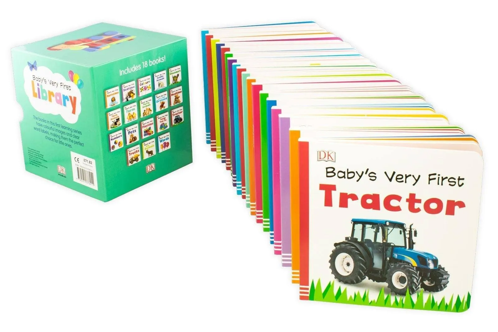 Baby's Very First Library By DK 18 Board Books Set- Ages 0-5 - Board Books