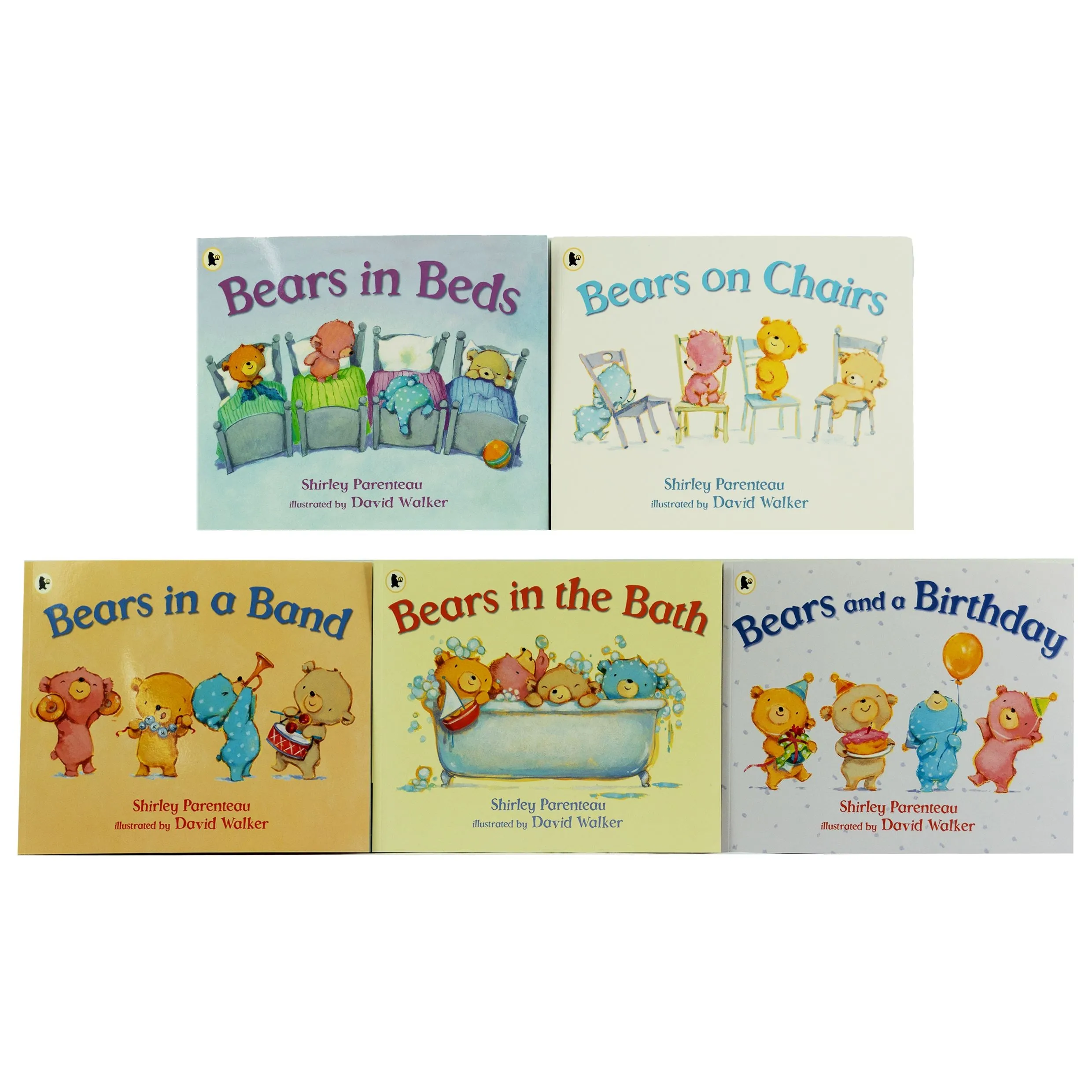 Bears by Shirley Parenteau Collection 5 Books Set - Ages 2  - Paperback