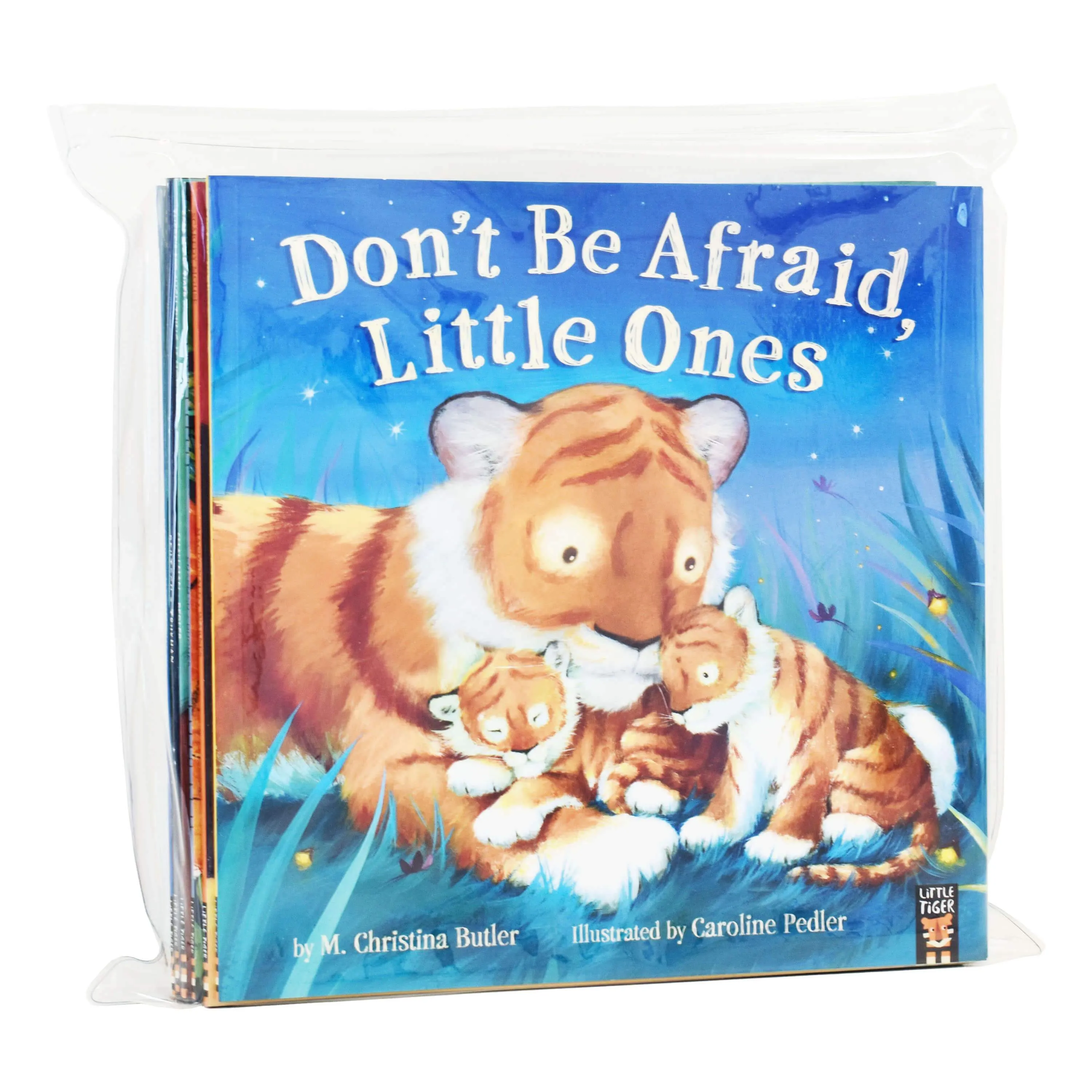 Bedtime Stories 10 Books Ziplock Bag Set By Little Tiger - Age 0-5 - Paperback