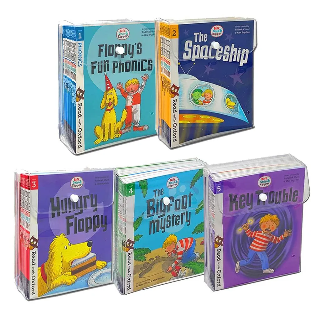 Biff, Chip and Kipper: Read with Oxford Stages 1-5 88 Books Collection 5 Sets by Roderick Hunt - Age 3  - Paperback