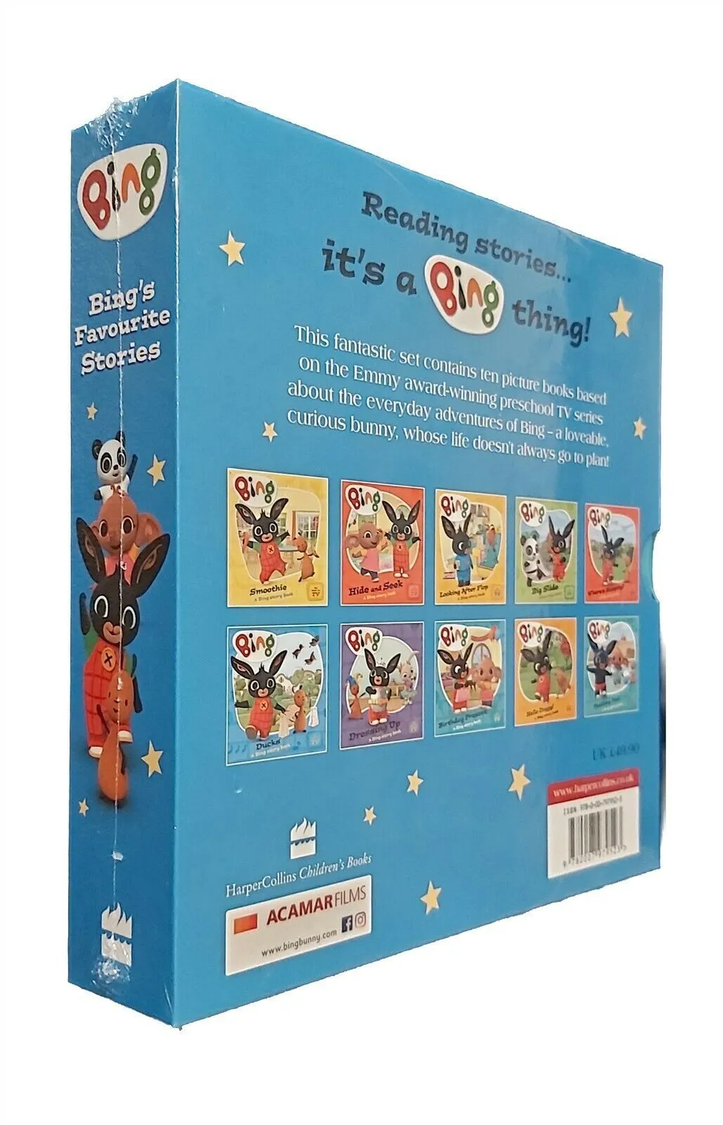 Bing Bunny 10 Books Favourite Stories Box Set By Ted Dewan - Ages 7-9 - Paperback