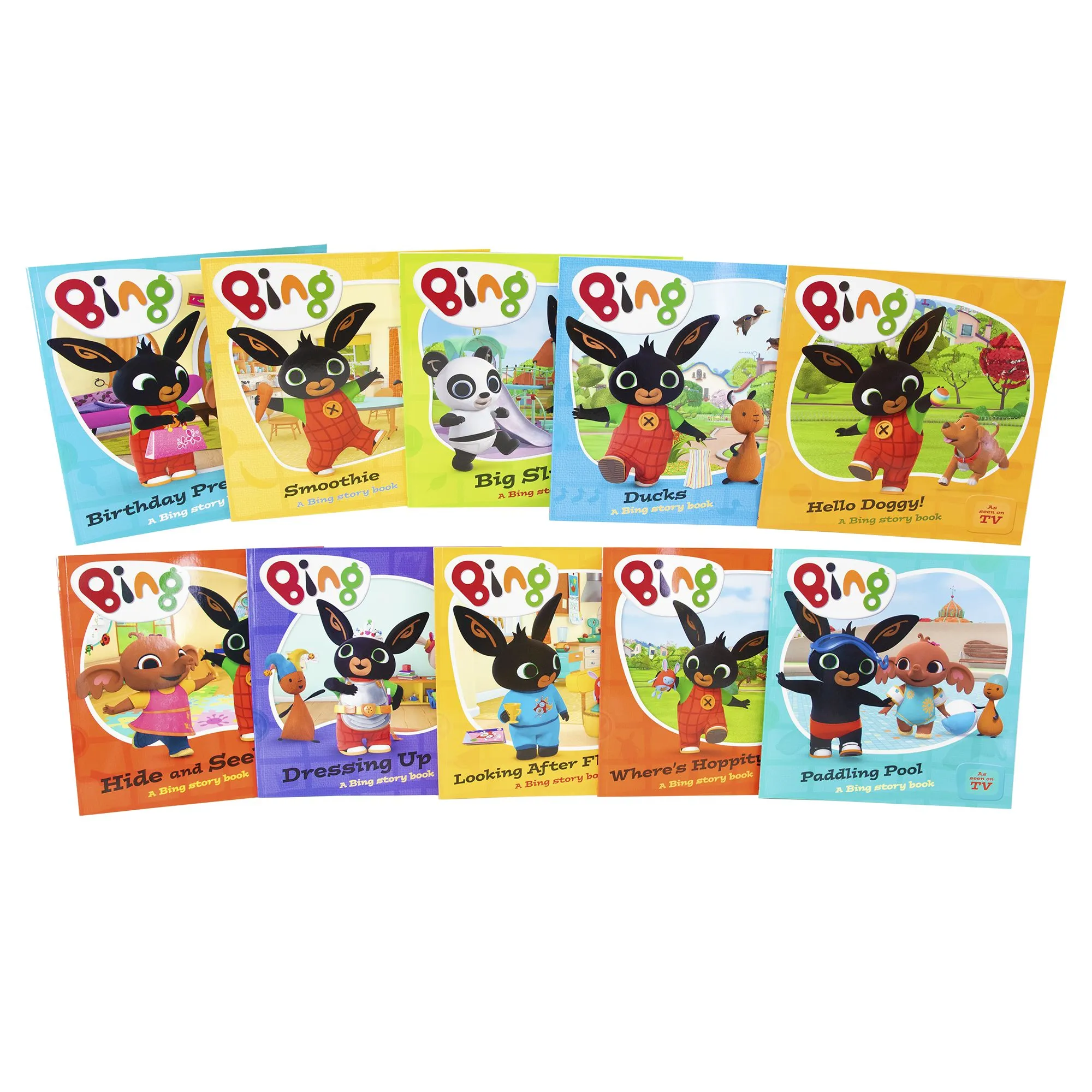 Bing Bunny 10 Books Favourite Stories Box Set By Ted Dewan - Ages 7-9 - Paperback