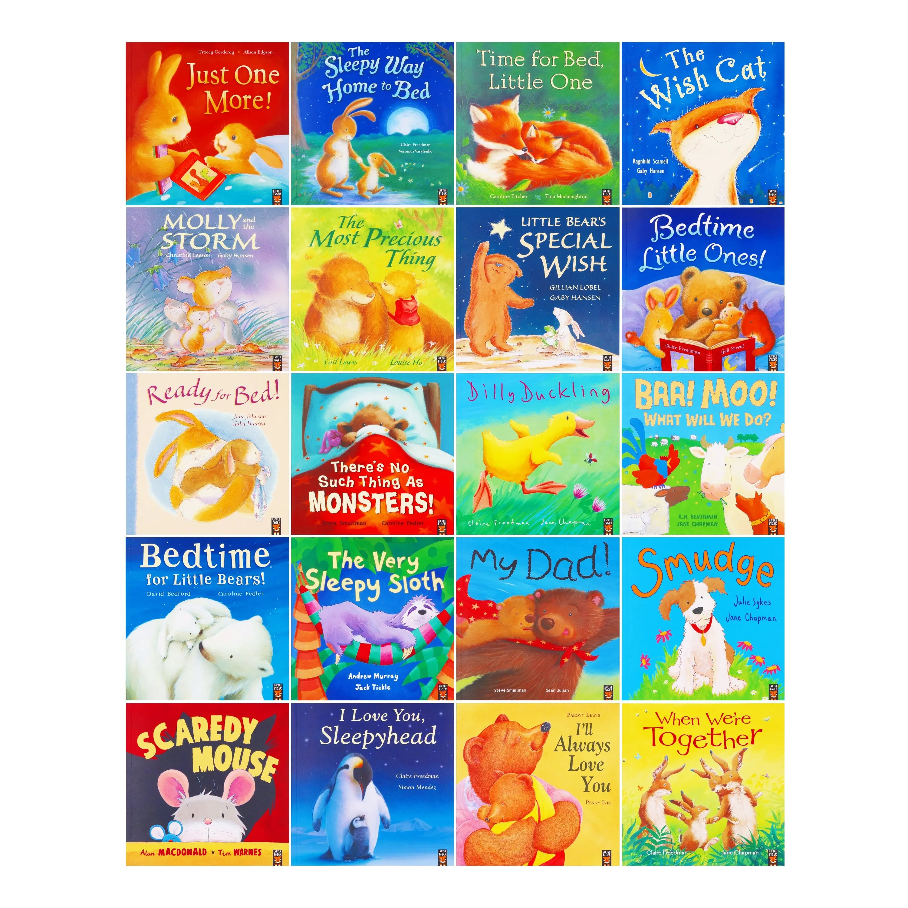Box of Bedtime Books Collection 20 Bedtime Stories by Little Tiger