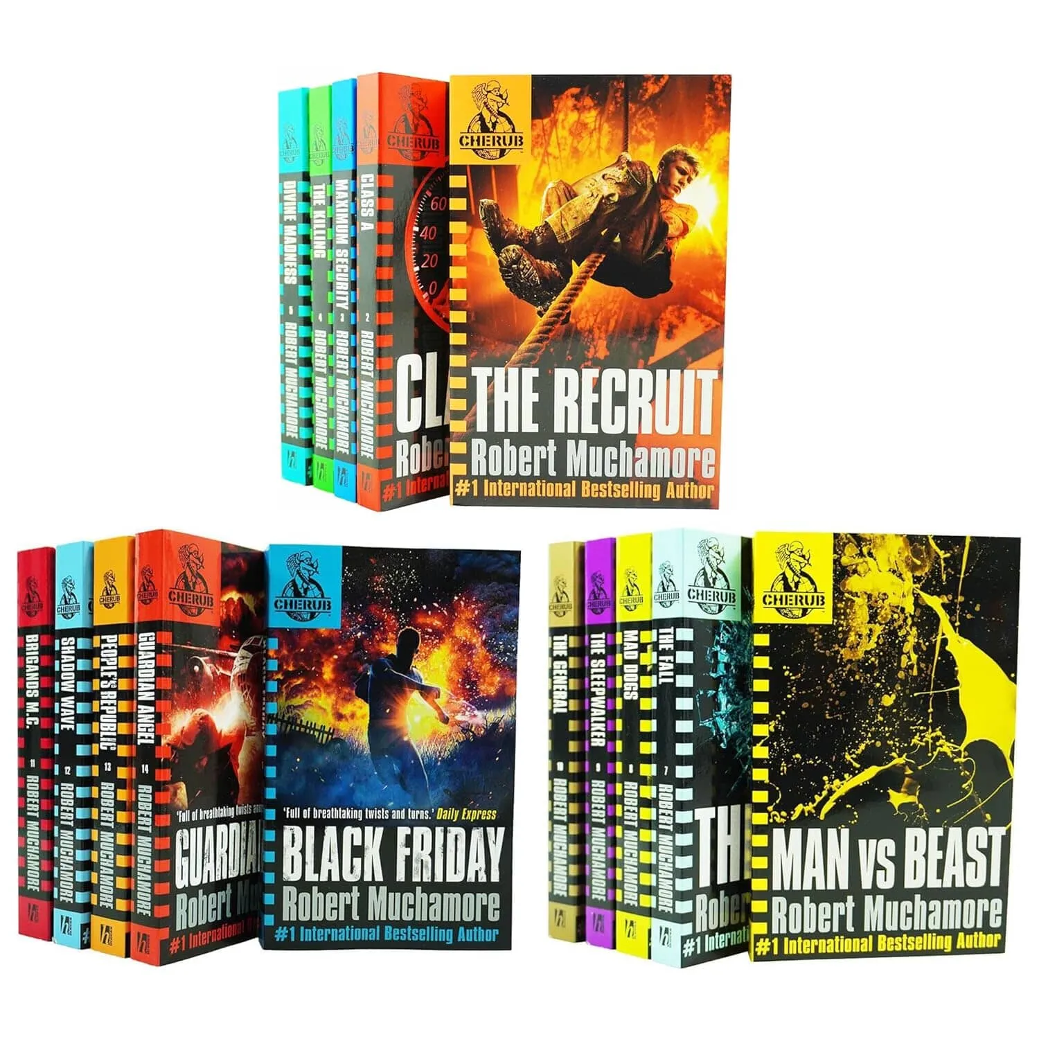 Cherub Series 1, 2 & 3 (Book 1-15) By Robert Muchamore: 15 Books Collection Set - Age 10  - Paperback