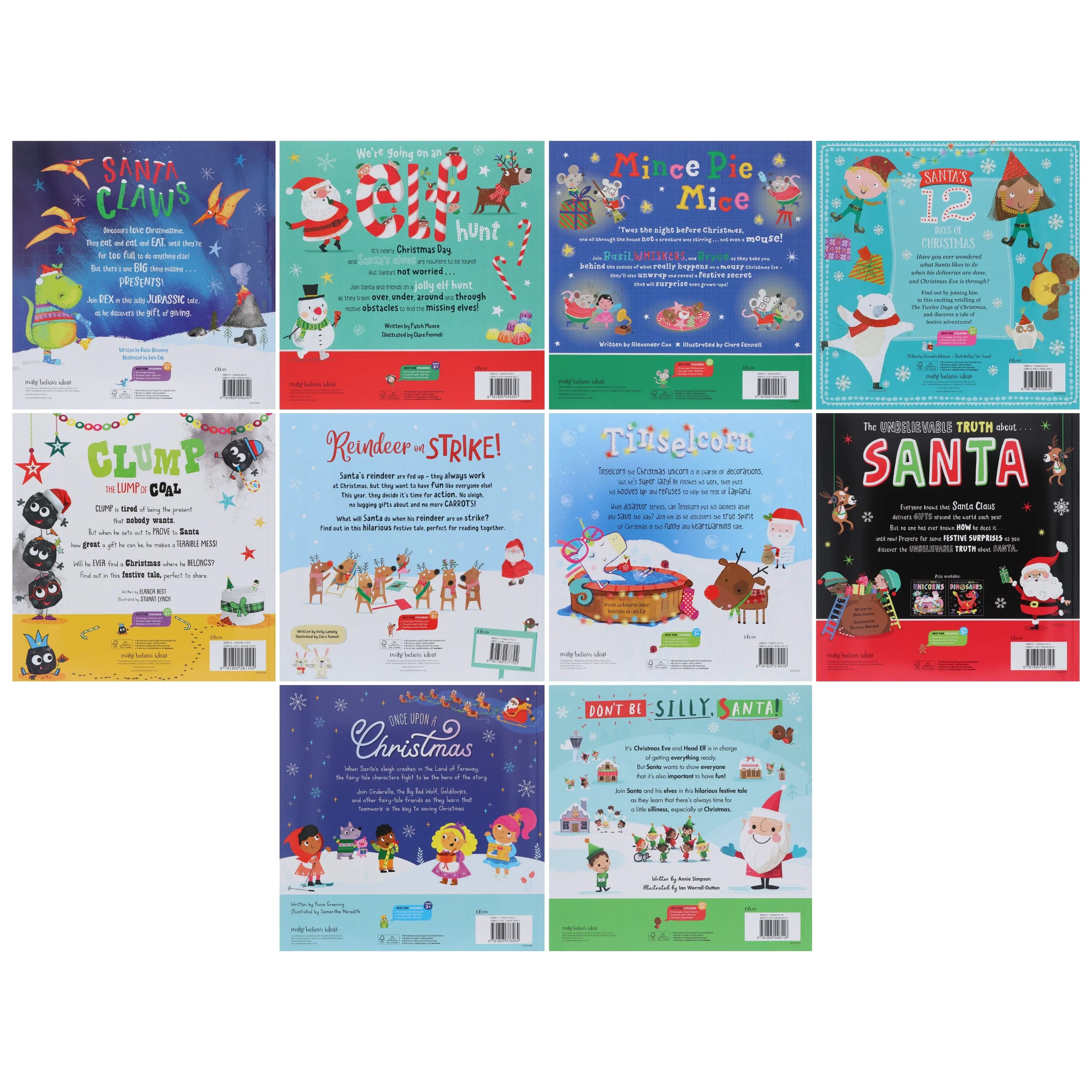 Christmas Storybook Collection 10 Books Set - Ages 0-5 - Paperback