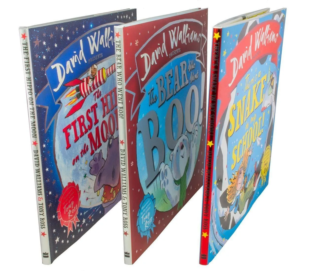 David Walliams Children Picture Book Collection 3 Books Illustrated - Ages 0-5 - Hardback -  Tony Ross Deluxe Hardback