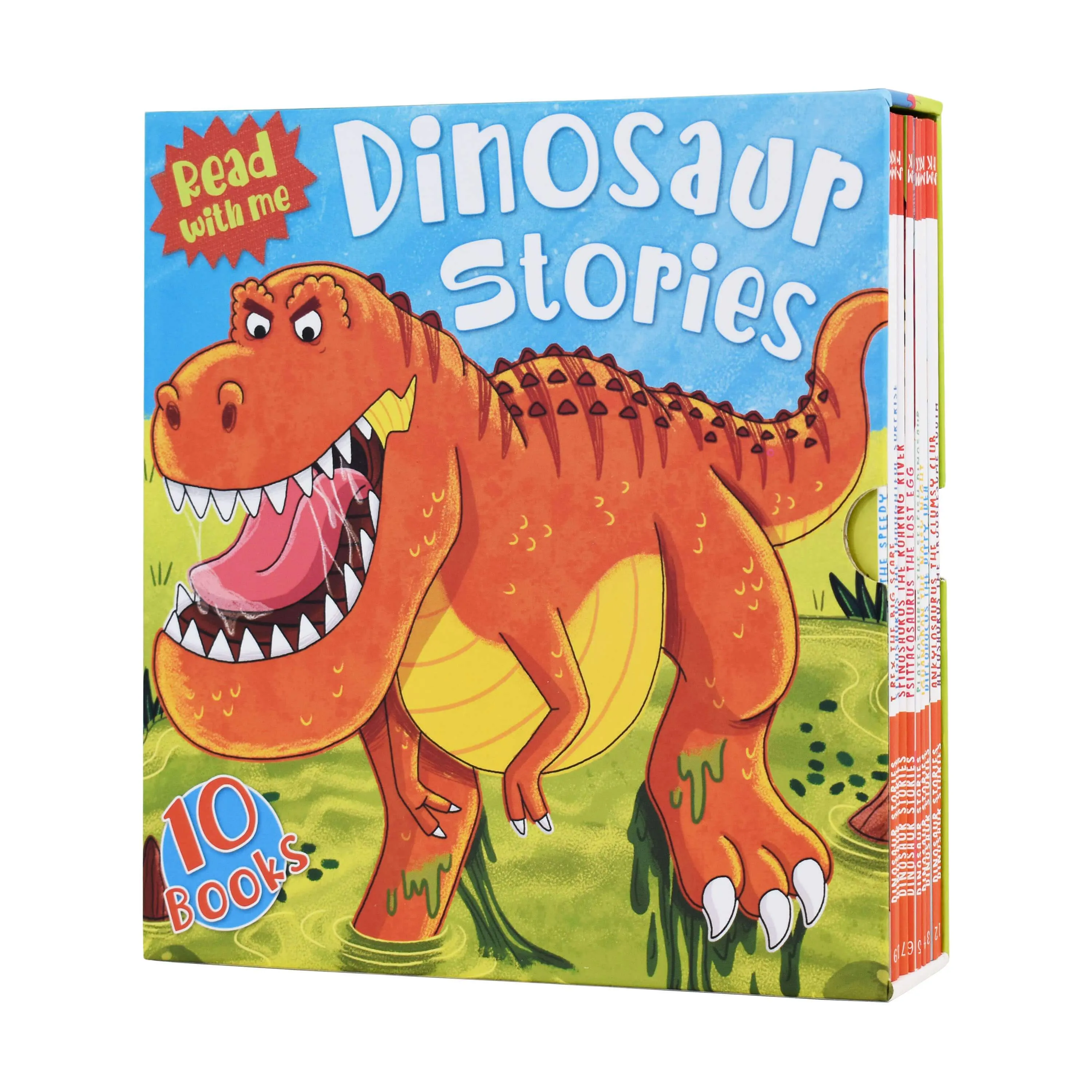 Dinosaur Adventure Stories 10 Books Collection Box Set by Miles Kelly - Ages 0-5 - Paperback