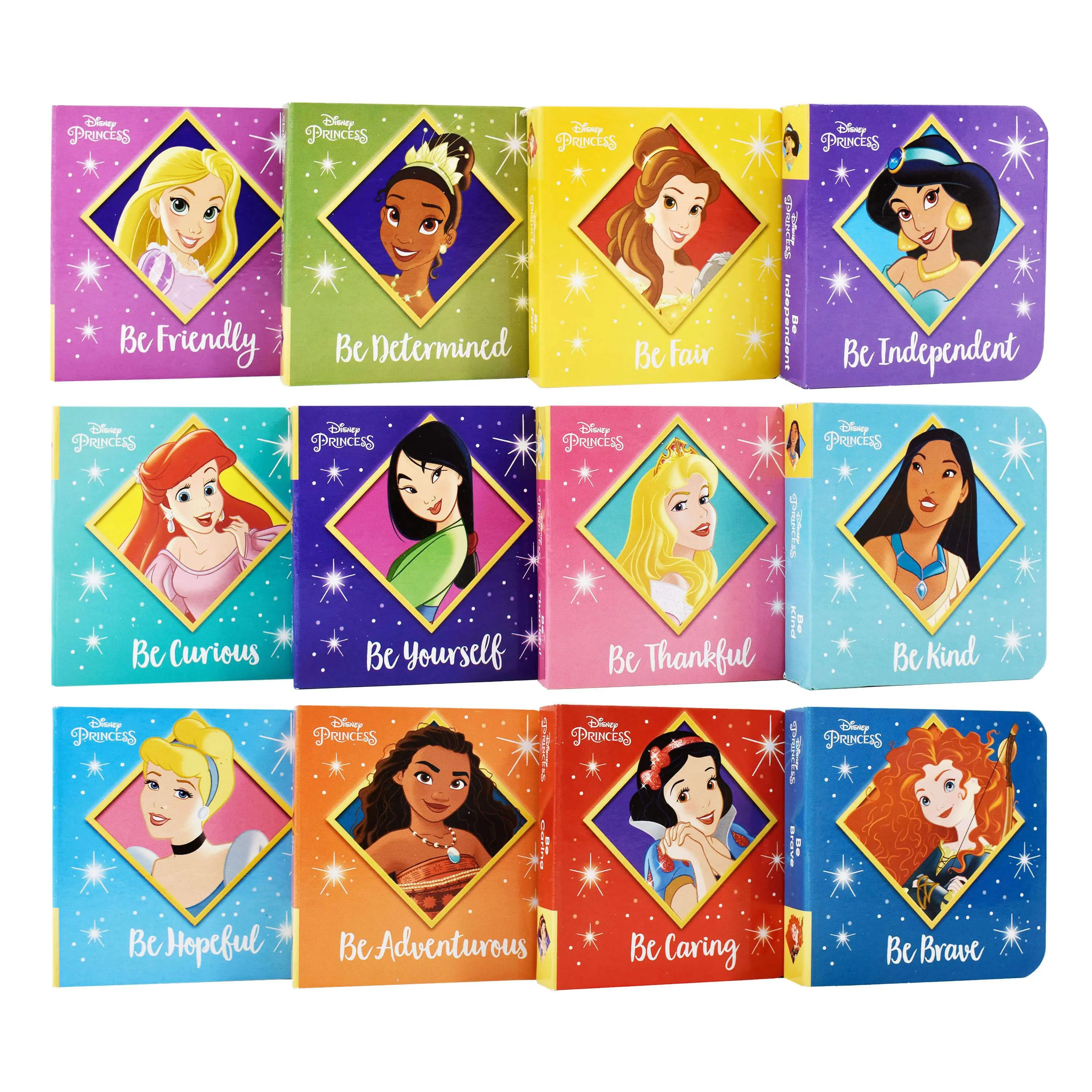 Disney Princess I Can Be Princess My First Library 12 Board Book Block - Ages 0-5