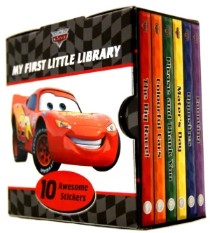 Disney World of Cars Little Library 6 Books Collection Set By Parragon - Ages 0-5 - Board books
