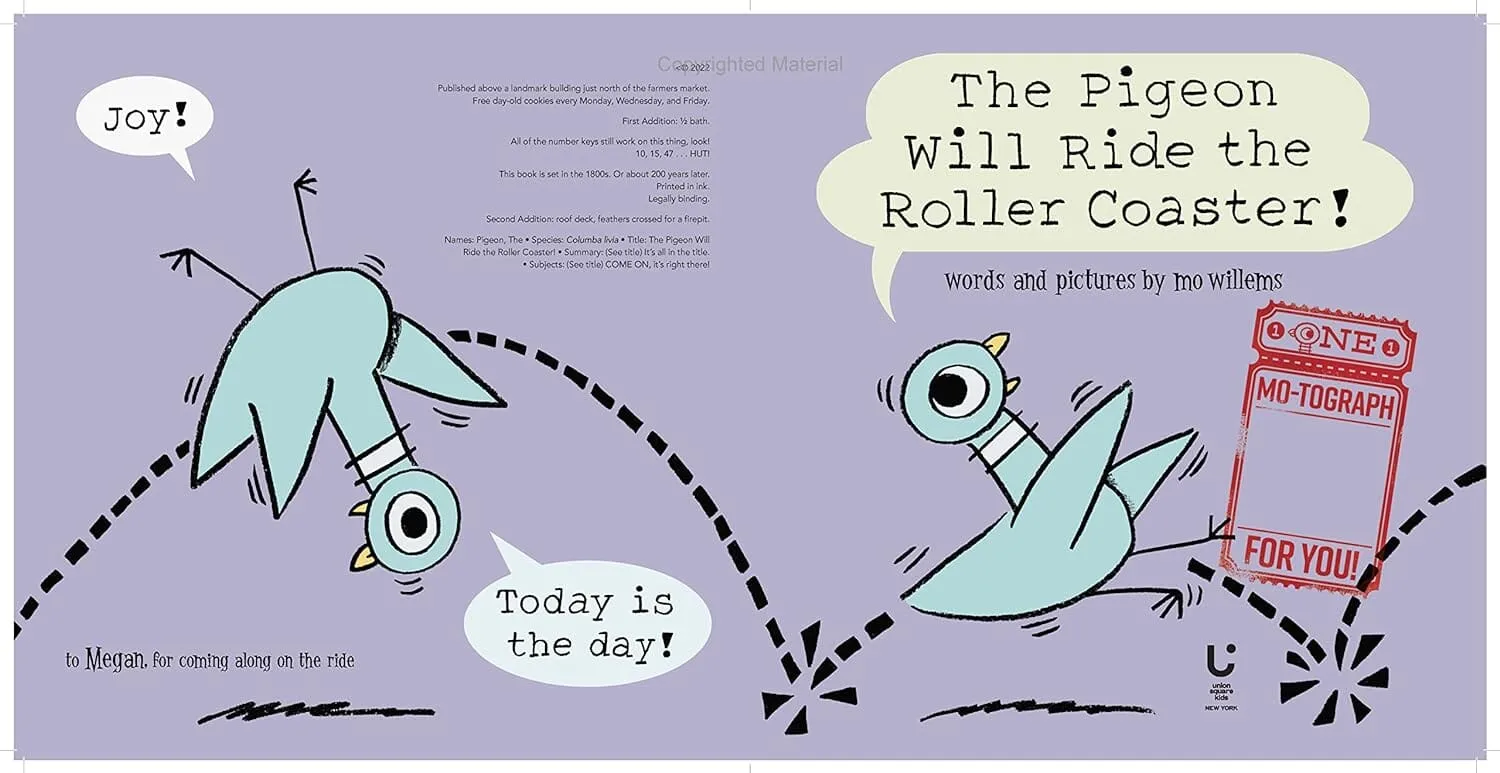 Don't Let the Pigeon Series By Mo Willems 2 Books Collection Set - Age 3-5 - Paperback