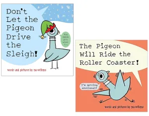 Don't Let the Pigeon Series By Mo Willems 2 Books Collection Set - Age 3-5 - Paperback