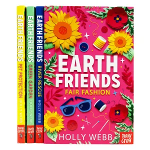 Earth Friends Series By Holly Webb: 4 Books Collection Set - Ages 7-12 - Paperback
