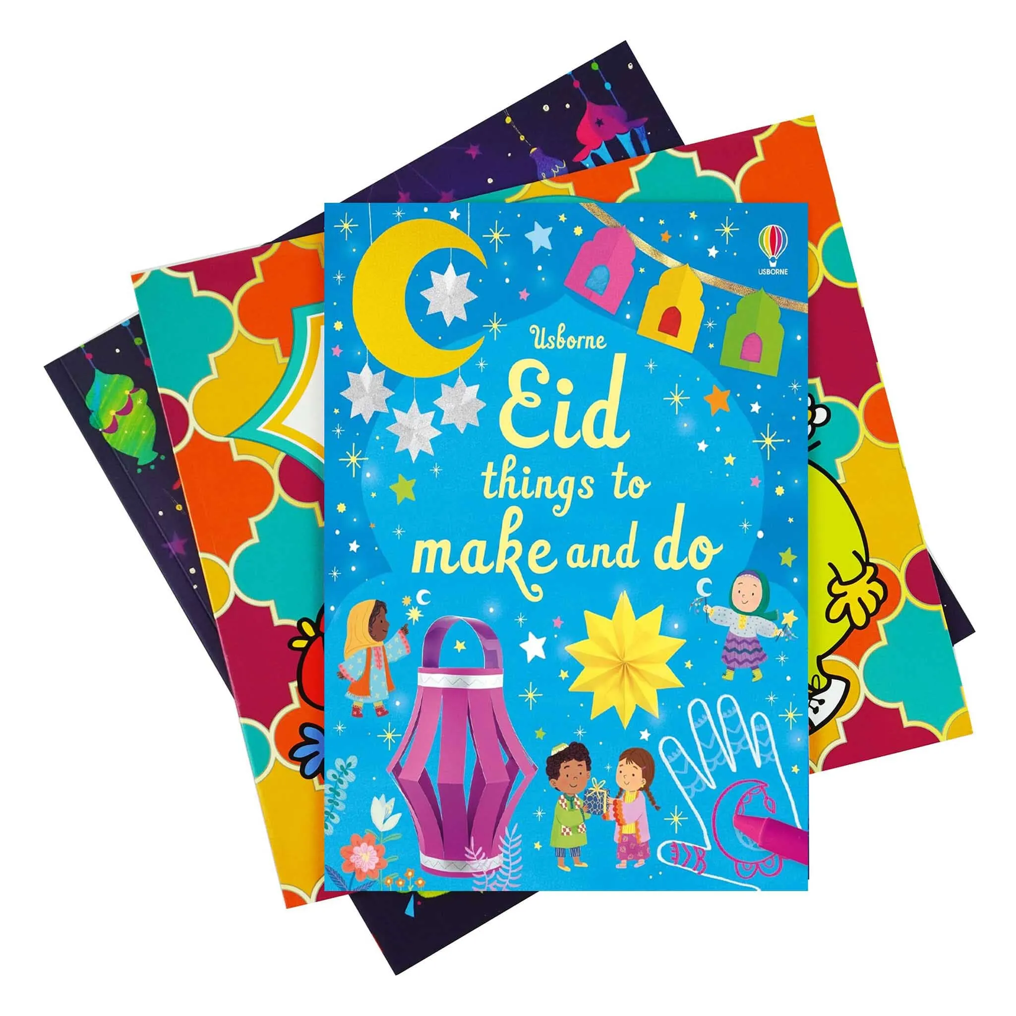 Eid Fun for Kids: Activity Stories & Stickers 3 Books Collection Set - Ages 3-7 - Paperback