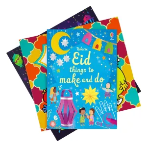 Eid Fun for Kids: Activity Stories & Stickers 3 Books Collection Set - Ages 3-7 - Paperback