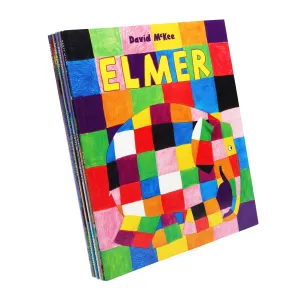 Elmer Children Picture 10 Books Collection Set By David McKee - Ages 5  - Paperback