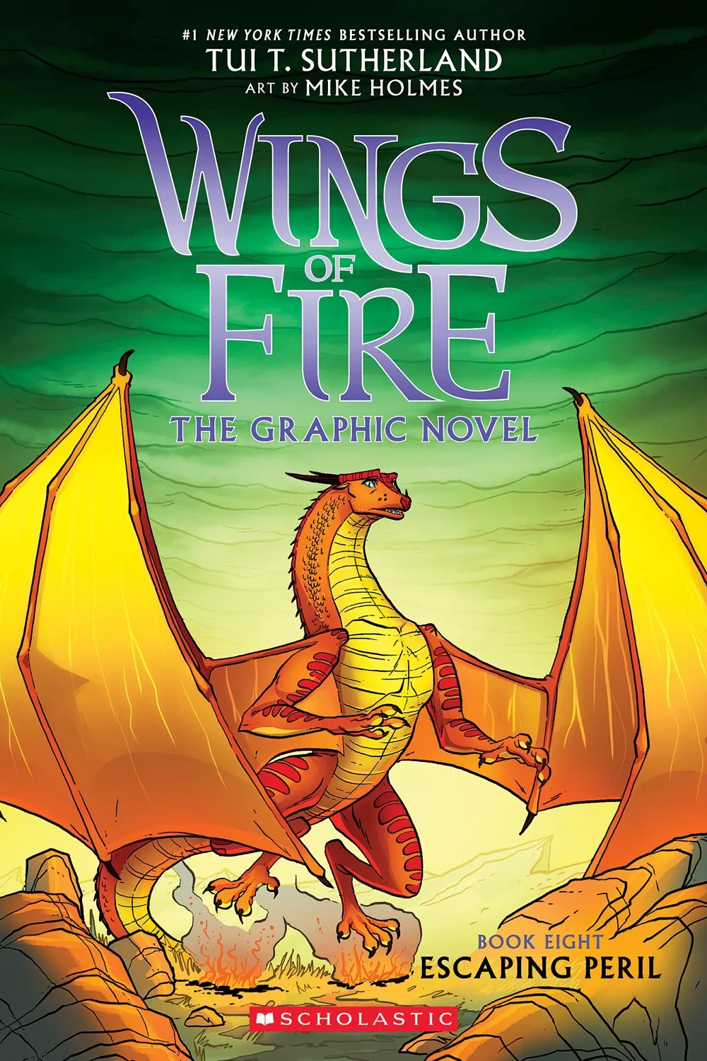 Escaping Peril: A Graphic Novel (Wings of Fire Graphic Novel #8) Cleary's