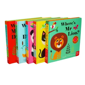 Felt Flaps and the Mirror 5 Books By Ingela P Arrhenius - Ages 0-5 - Board Books