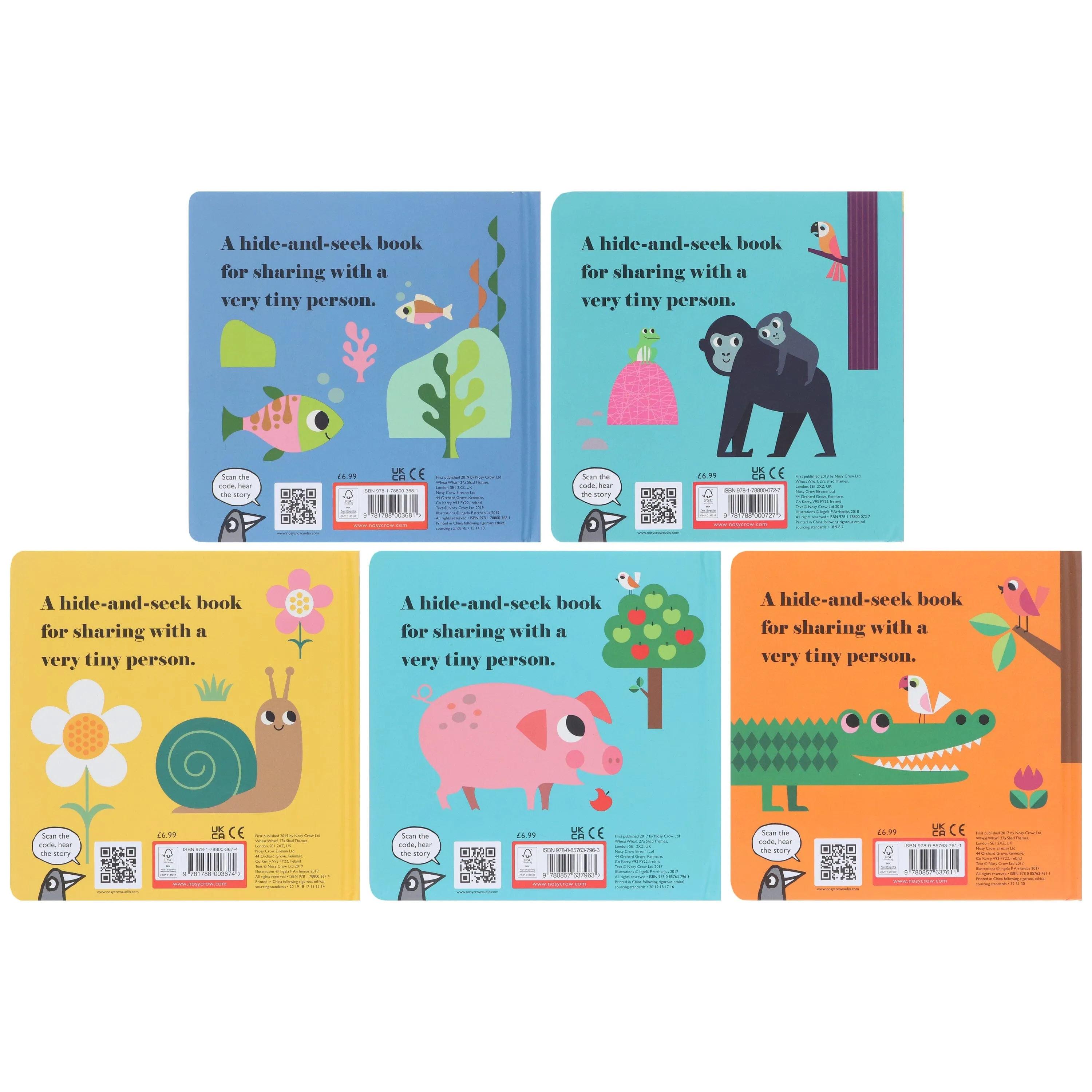 Felt Flaps: Where's Mr Series By Ingela P Arrhenius: 5 Books Collection Set - Ages 0-5 - Board Books