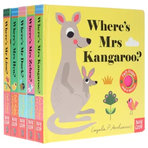 Felt Flaps: Where's Mr Series By Ingela P Arrhenius: 5 Books Collection Set - Ages 0-5 - Board Books