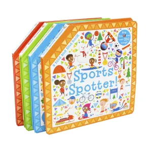 Fold and Find Sports 4 Books - Ages 0-5 - Board Books By Fitzhammond