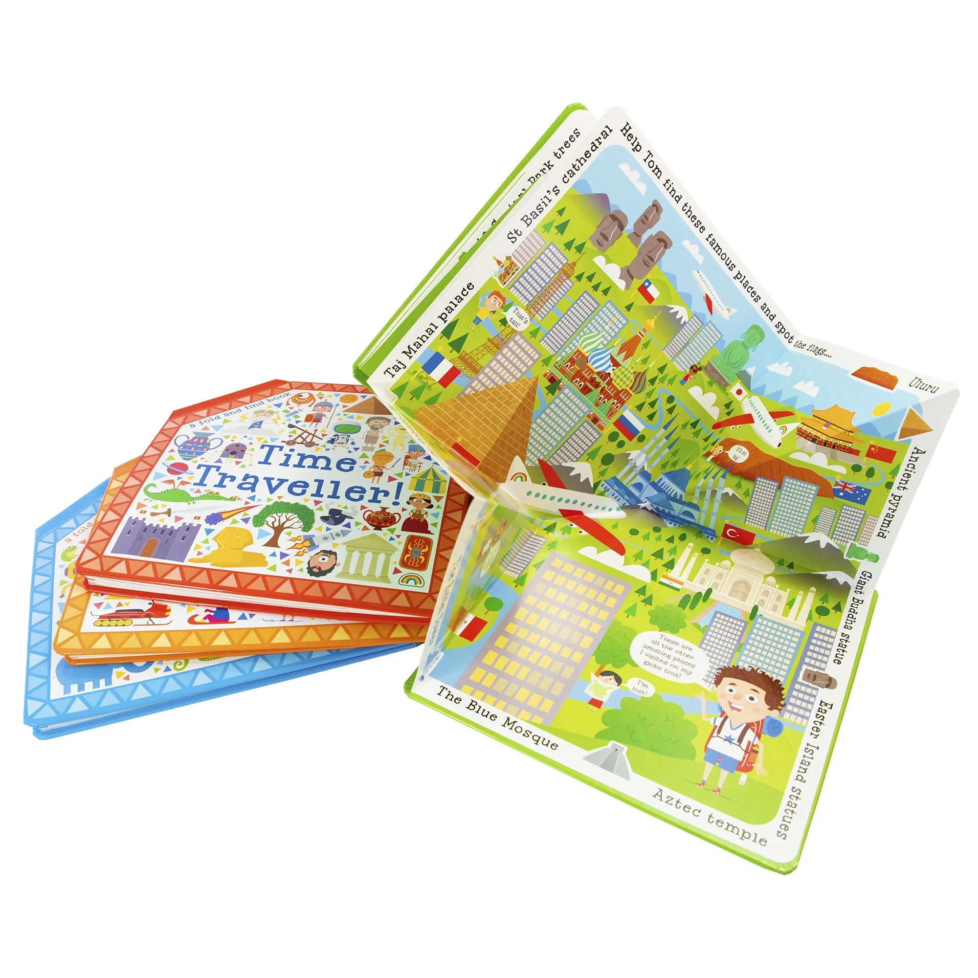 Fold and Find Sports 4 Books - Ages 0-5 - Board Books By Fitzhammond