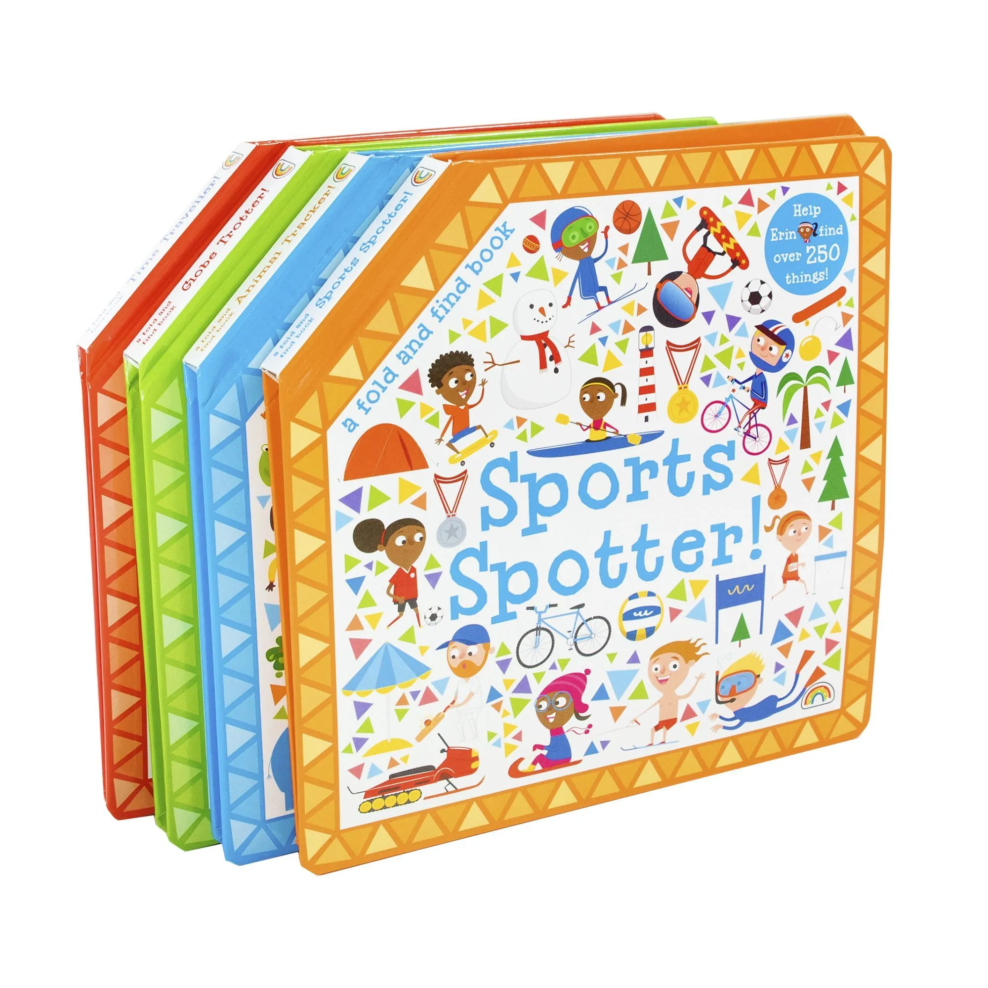 Fold and Find Sports 4 Books - Ages 0-5 - Board Books By Fitzhammond
