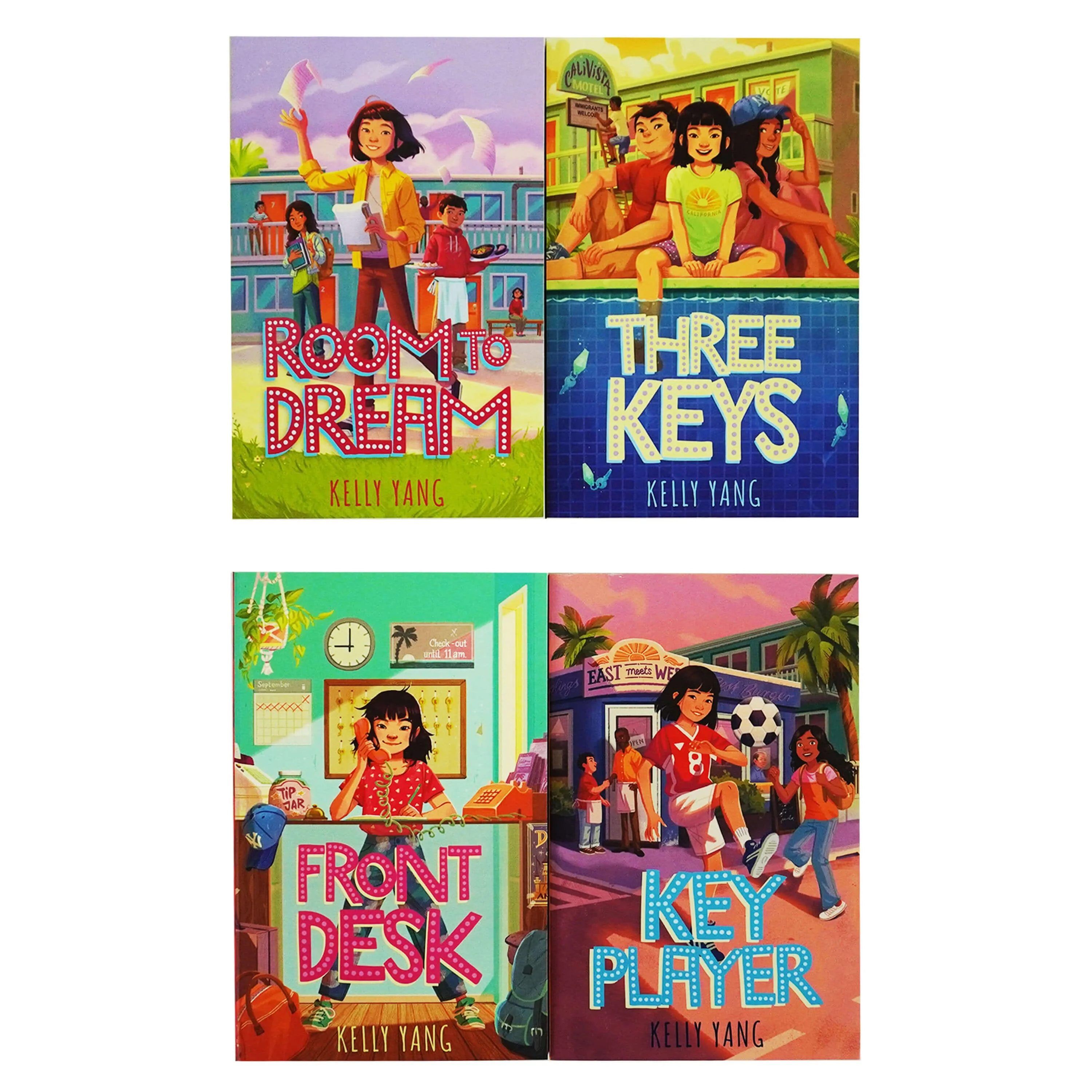Front Desk Series 4 Books Collection Set By Kelly Yang - Age 9  - Paperback