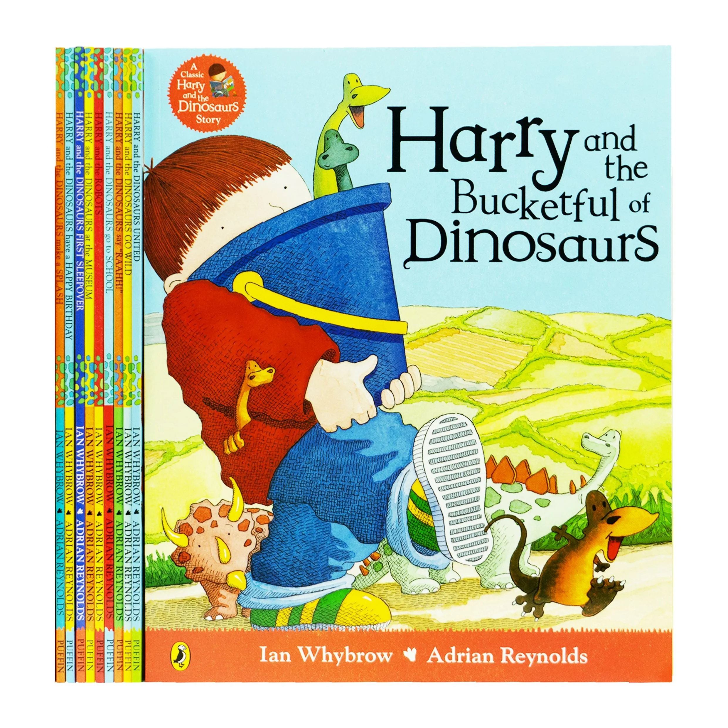Harry and the Dinosaurs Series By Ian Whybrow: 10 Books Collection Set - Ages 2-7 - Paperback