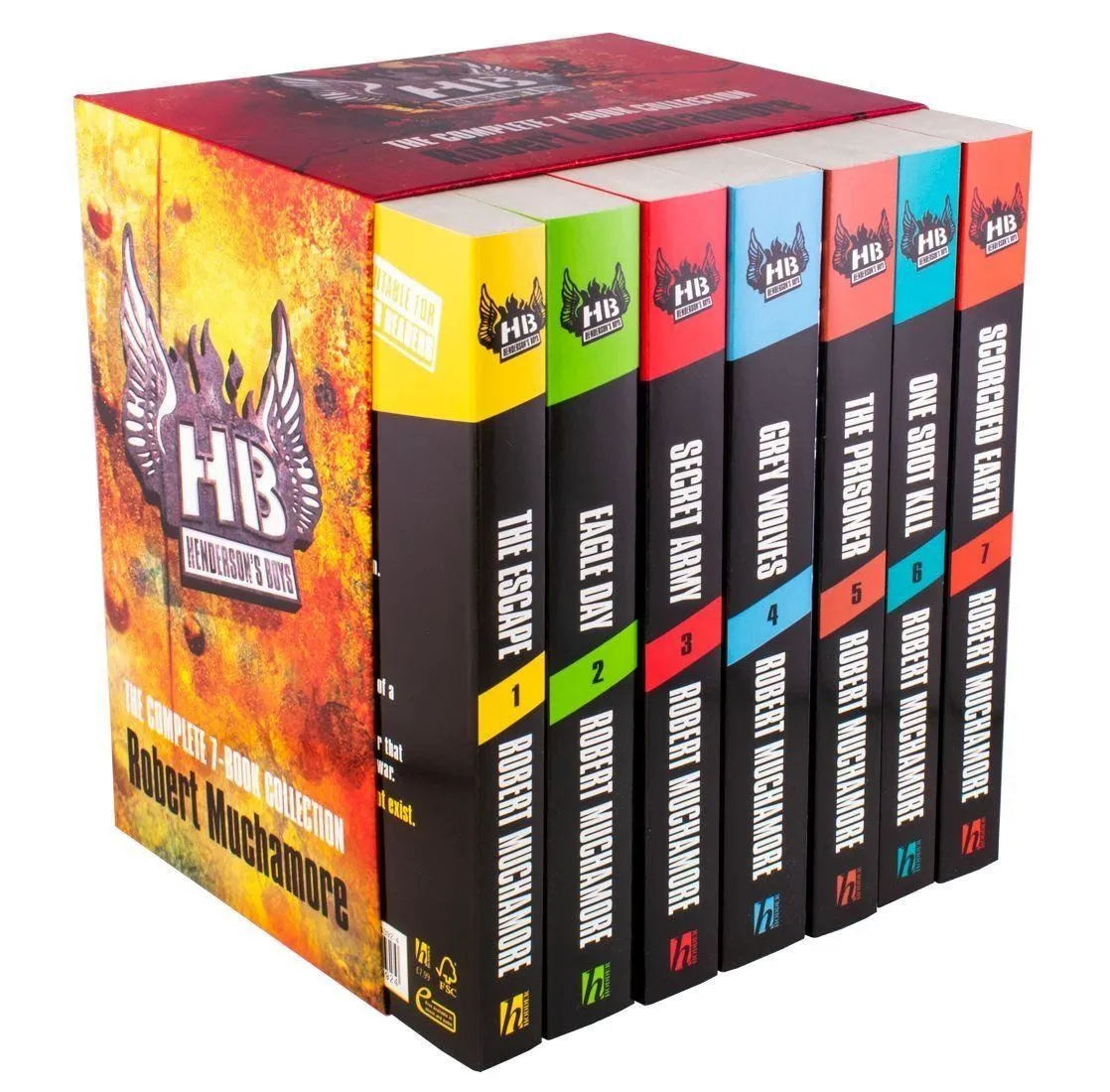 Henderson's Boys 7 Books Collection Box Set By Robert Muchamore - Ages 9-14 - Paperback