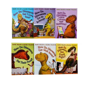 How Do Dinosaurs Learn By Jane Yolen 6 Books Collection Set - Age 0-5 - Paperback