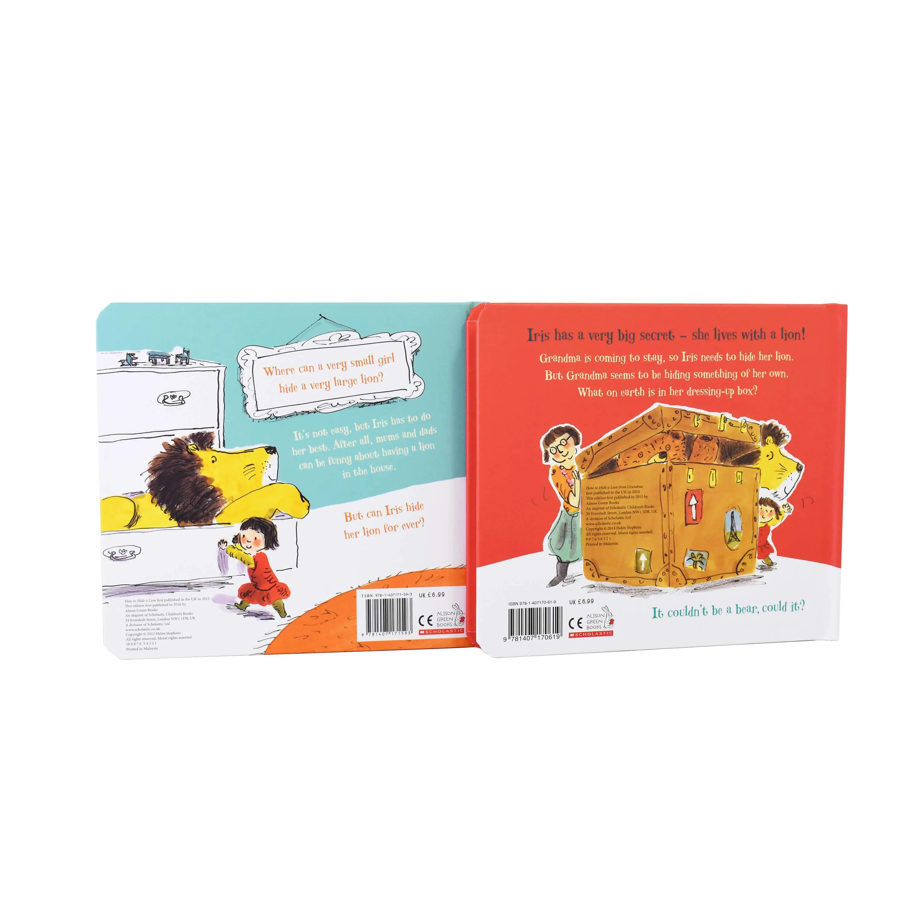 How to Hide a Lion Series 2 Books Collection Set By Helen Stephens - Ages 2-6 - Board Book