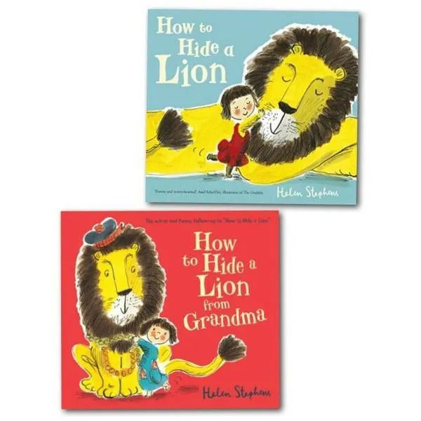 How to Hide a Lion Series 2 Books Collection Set By Helen Stephens - Ages 2-6 - Board Book
