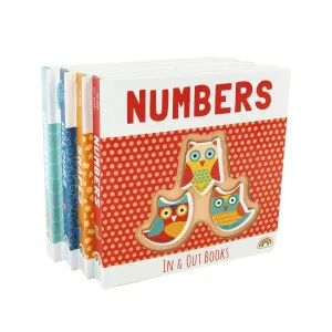 In and Out 4 Childrens Books Set - Ages 0-5 - Board Books By Philip Dauncey