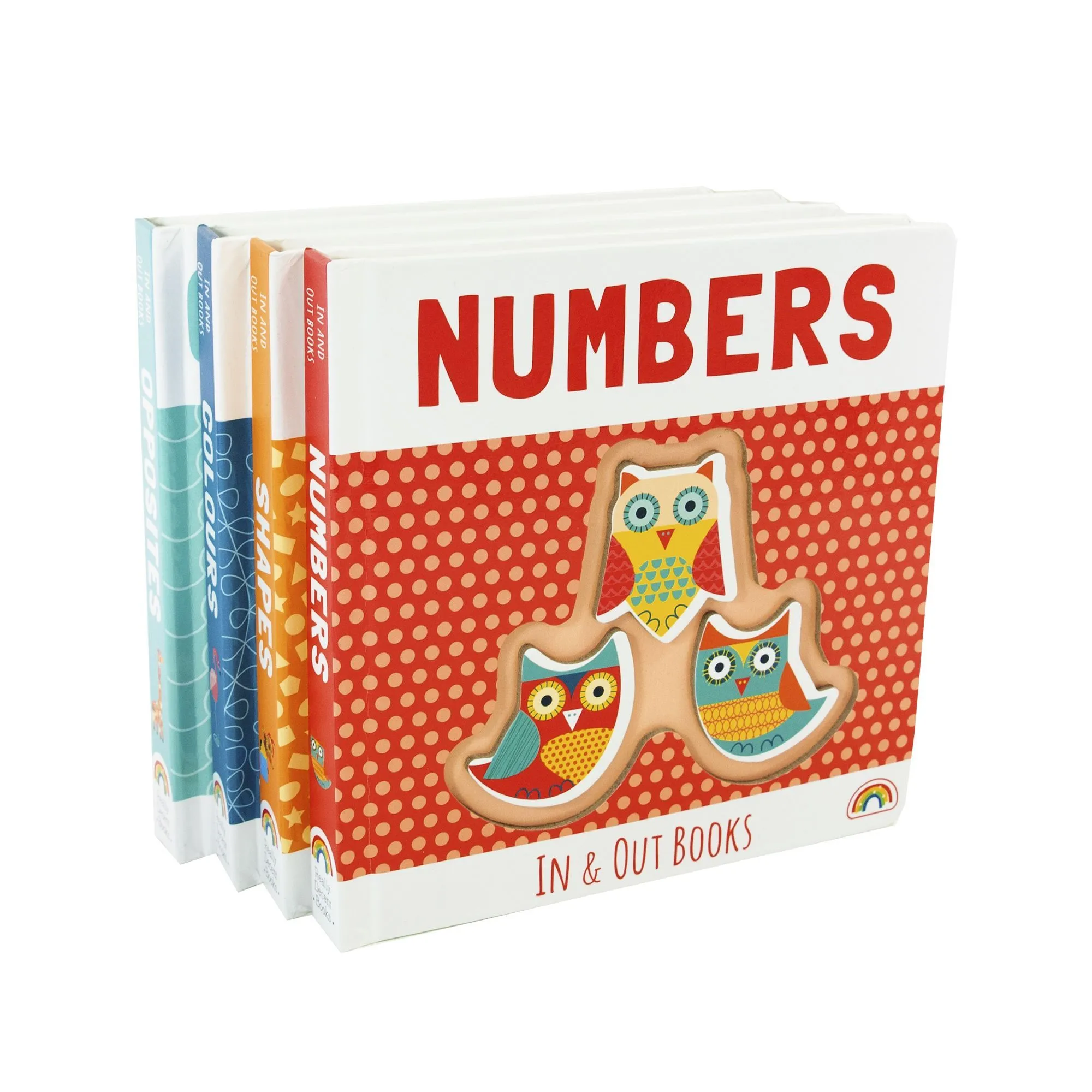 In and Out 4 Childrens Books Set - Ages 0-5 - Board Books By Philip Dauncey
