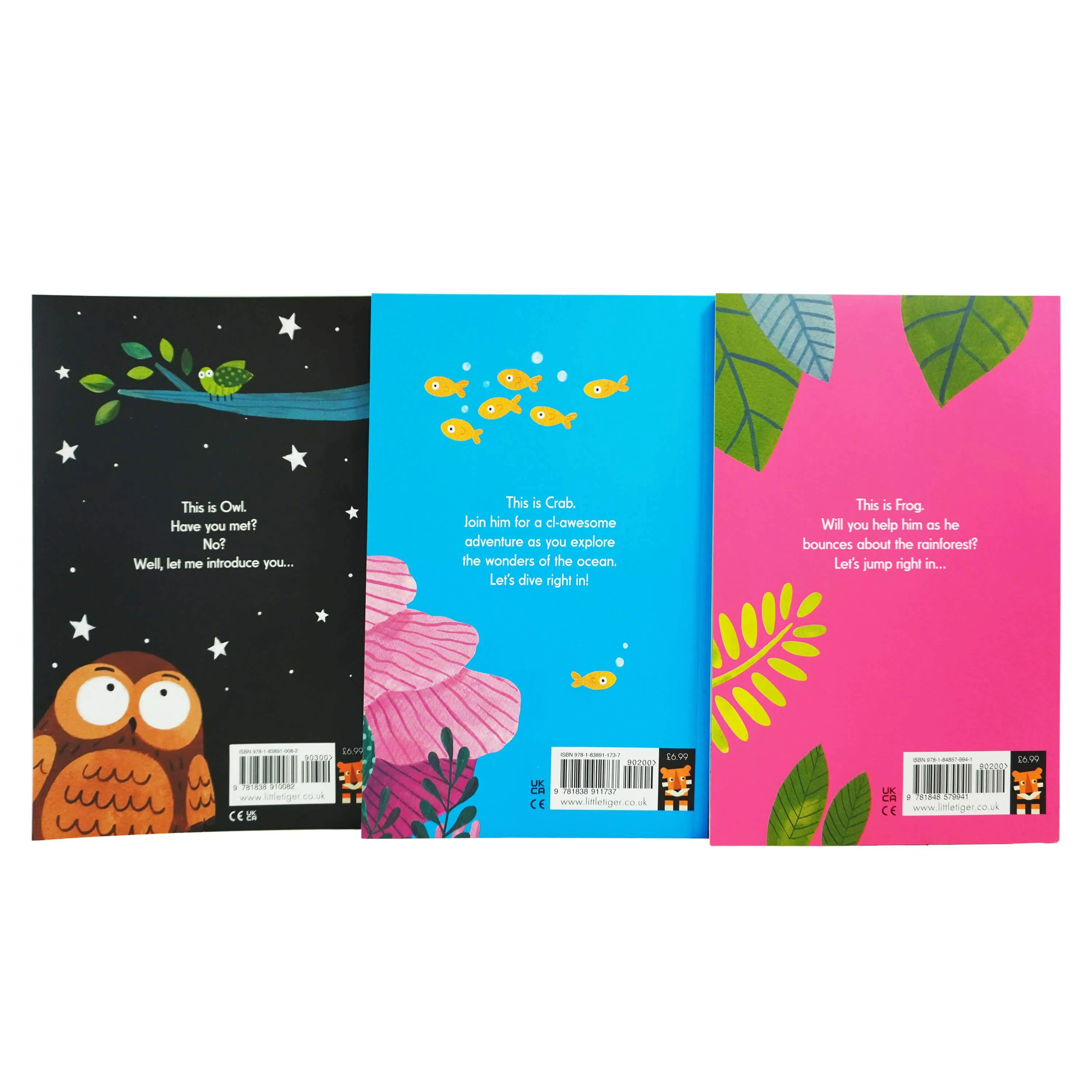 Jacqi Lee 3 Books Collection Set (This Is Crab, This Is Frog & This is Owl) - Ages 0-5 - Paperback