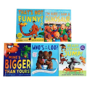 Jeanne Willis & Adrian Reynolds 5 Picture Books Collection Set - Ages 2  - Paperback