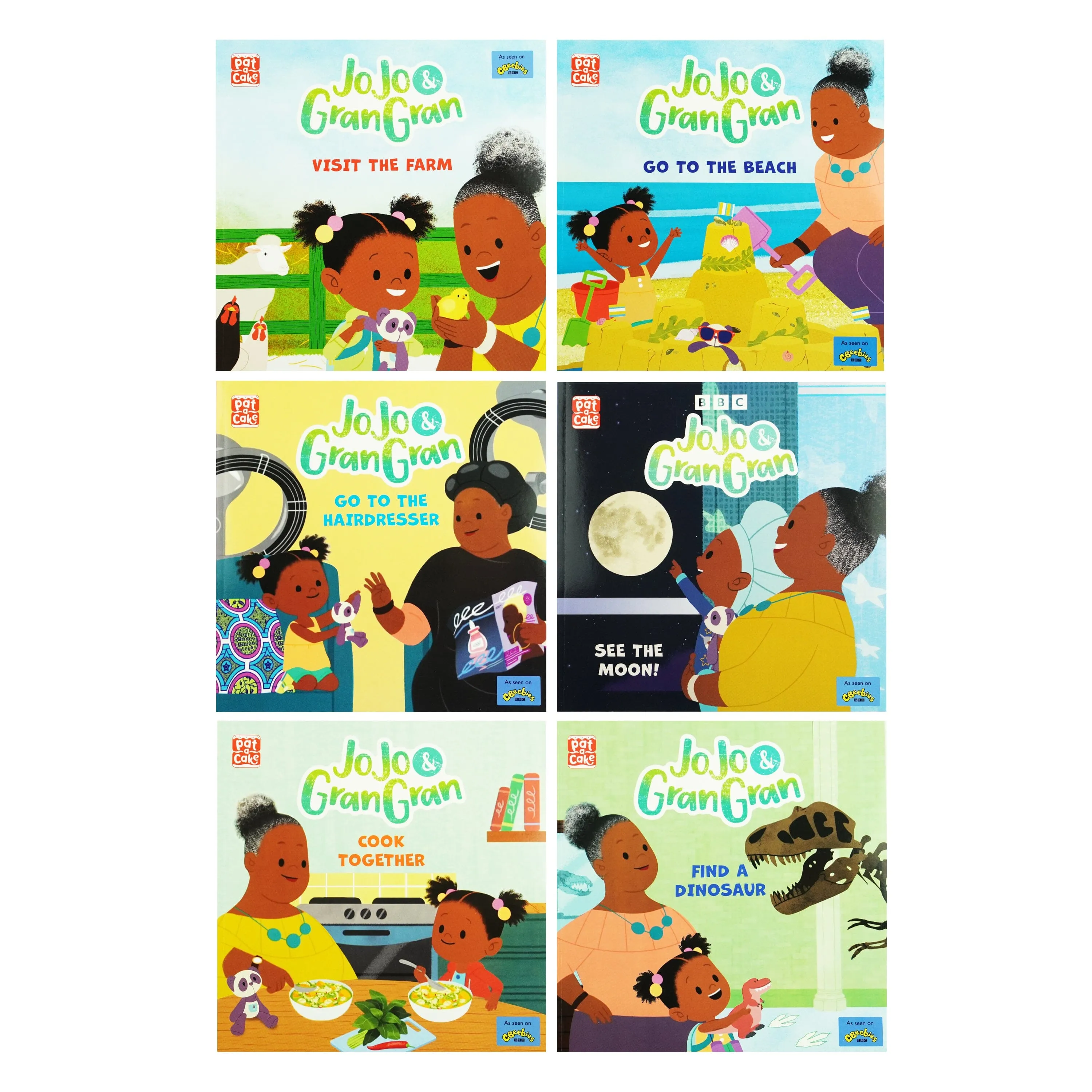 JoJo & Gran Gran Collection 6 Books Set by Pat-a-Cake - Ages 3  - Paperback