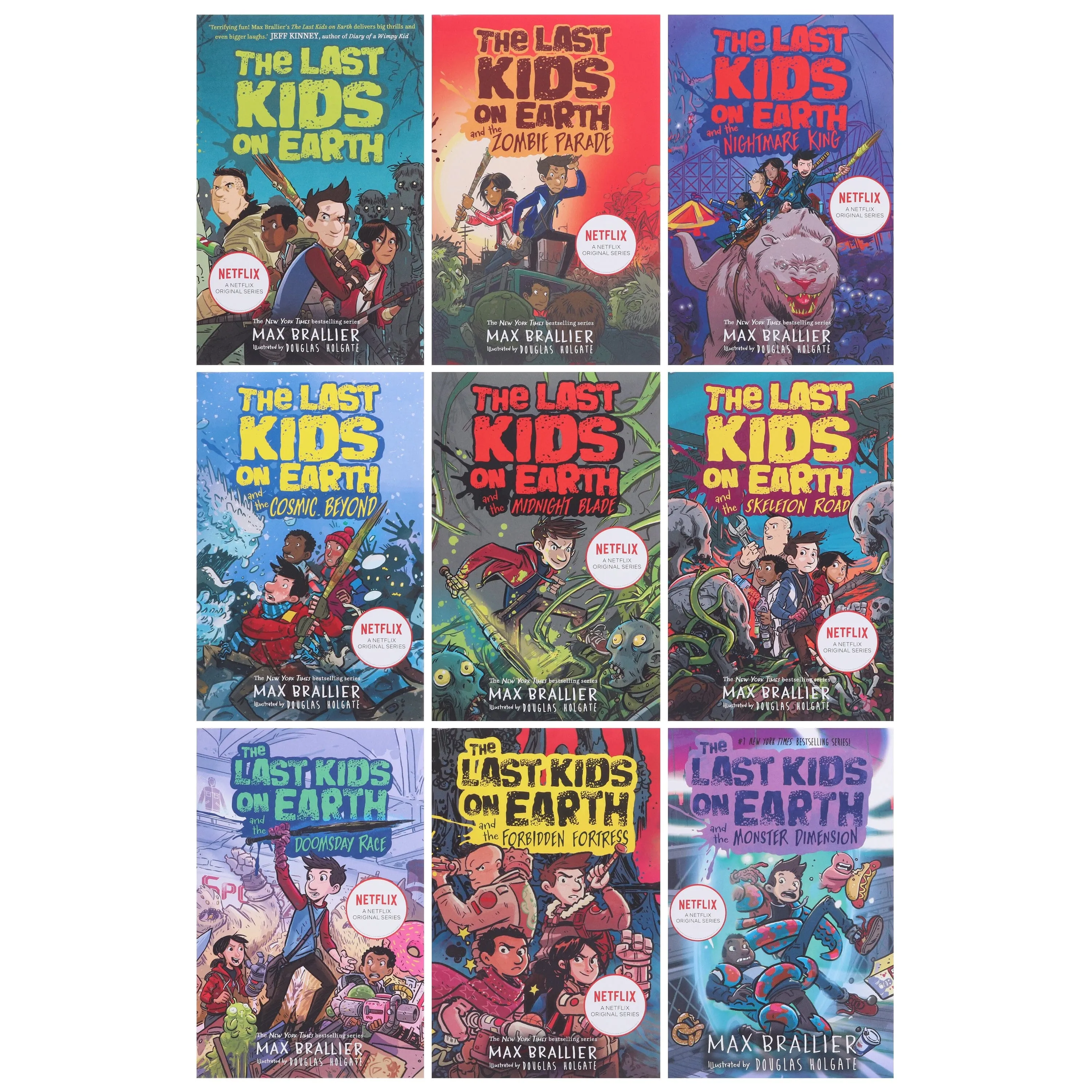 Last Kids on Earth Series by Max Brallier 9 Books Collection Set - Ages 8-12 - Paperback