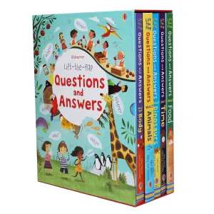 Lift-the-flap Questions and Answers by Katie Daynes 5 Books Box Set - Ages 0-5 - Hardback