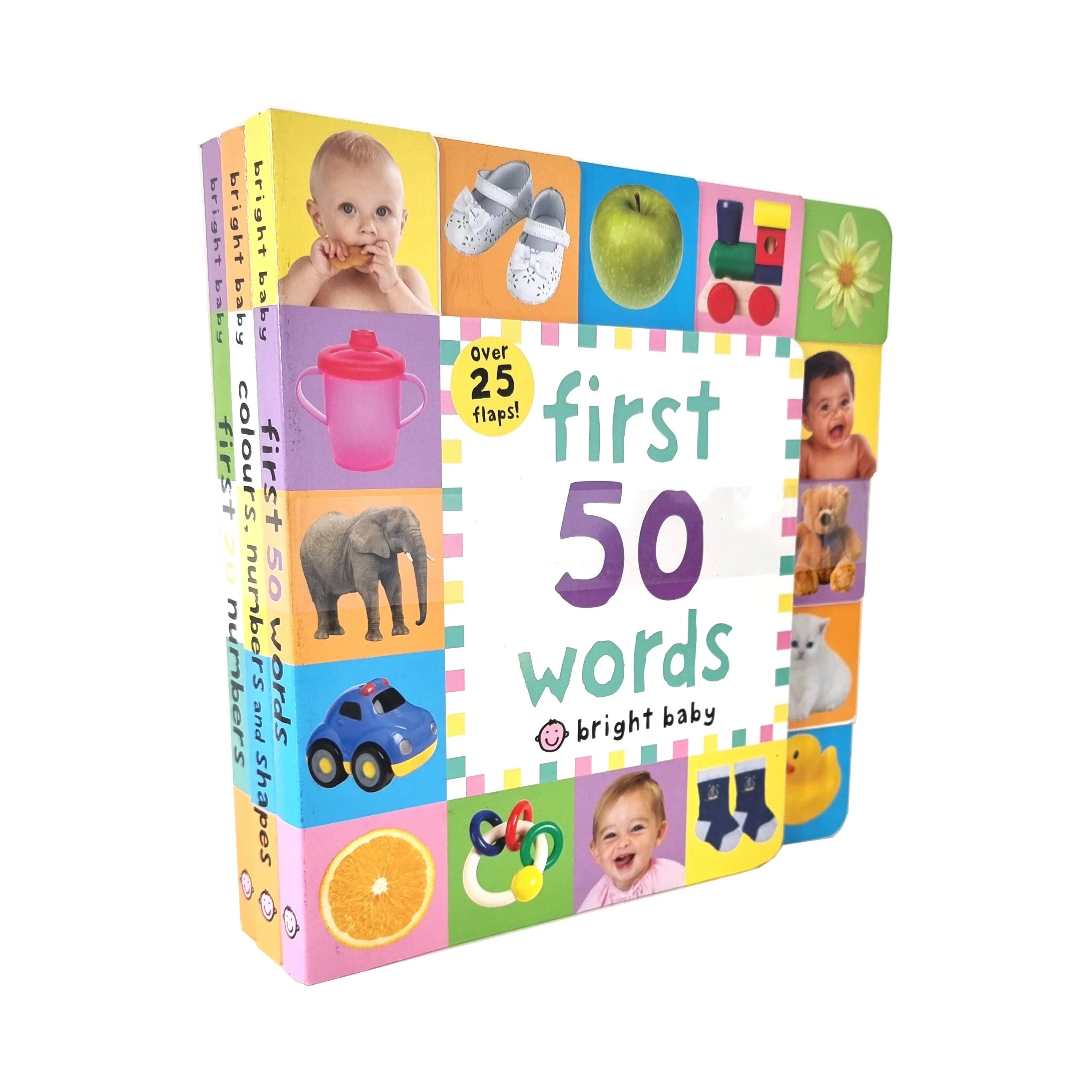Lift the Flap Tab Books Collection 3 Books Set Preschool Skills, Early Learning By Roger Priddy - Ages 0-5 - Board Book